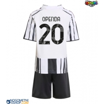 Otroški Nogometni dresi Juventus Lois Openda #20 Domači 2025-26 Kratek Rokav (+ Kratke hlače)